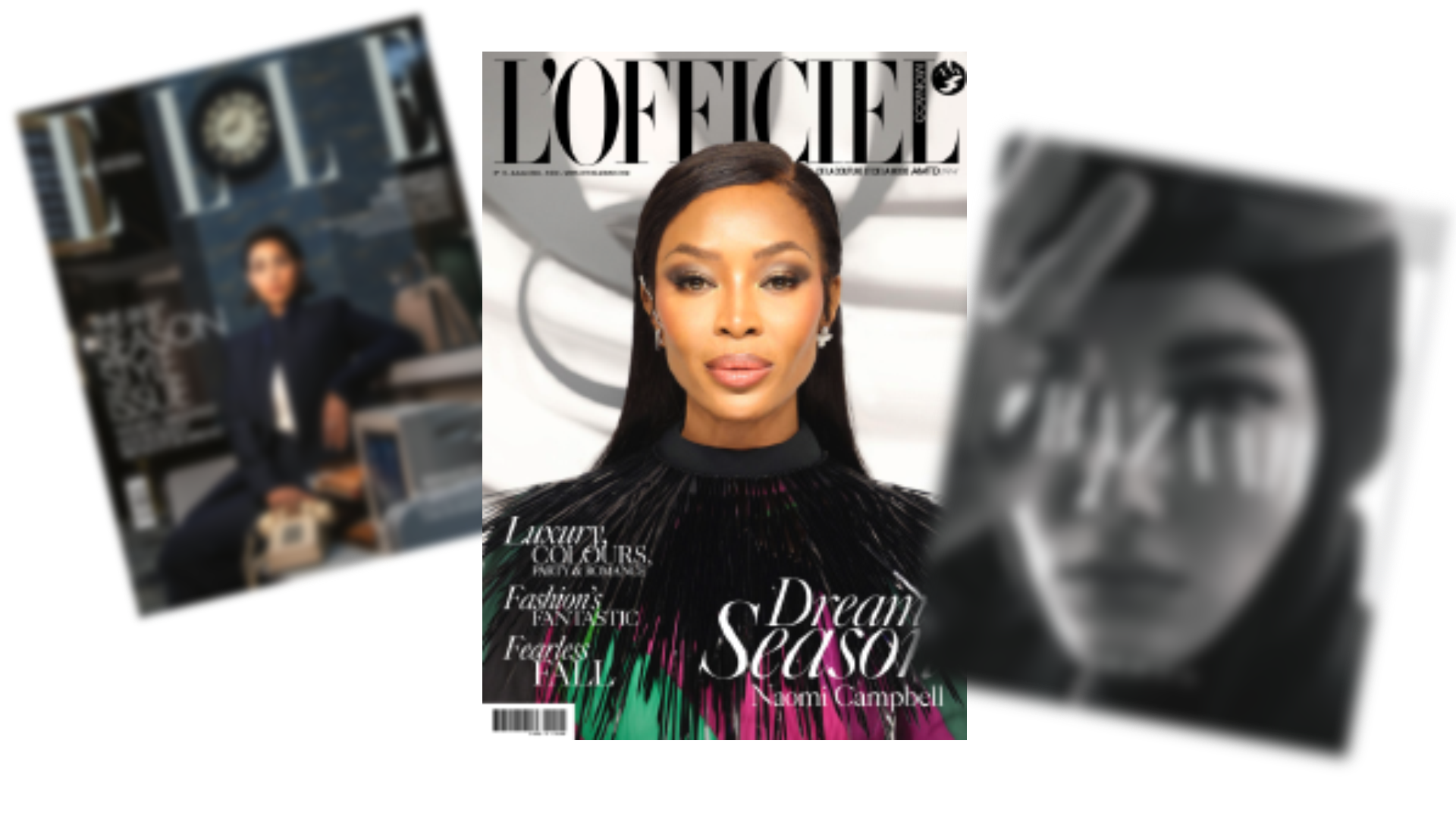 Posture Agency - Naomie Campbell Parallax mobile Website Header